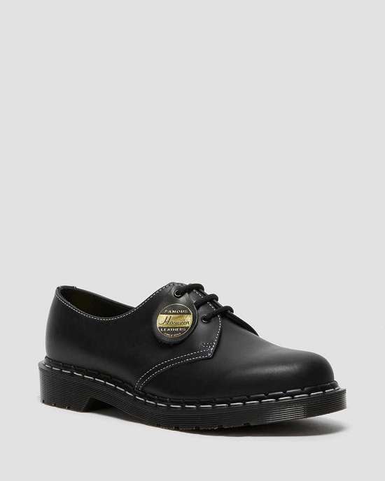 Zapatos Made In England Dr. Martens 1461 Black Cavalier Mujer Negros MX-37524